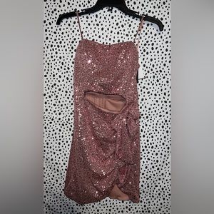 Sparkly pink dress